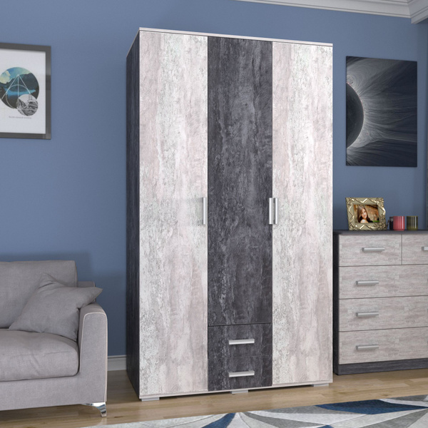 Шкаф распашной Лама Мебель Шкафы_60_ящик, 120x60x212 см - купить по ...