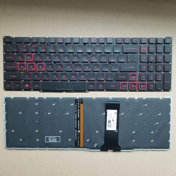 Новая клавиатура для Acer Nitro 5 AN515-43 AN515-54 AN715-51 AN715-52 ...