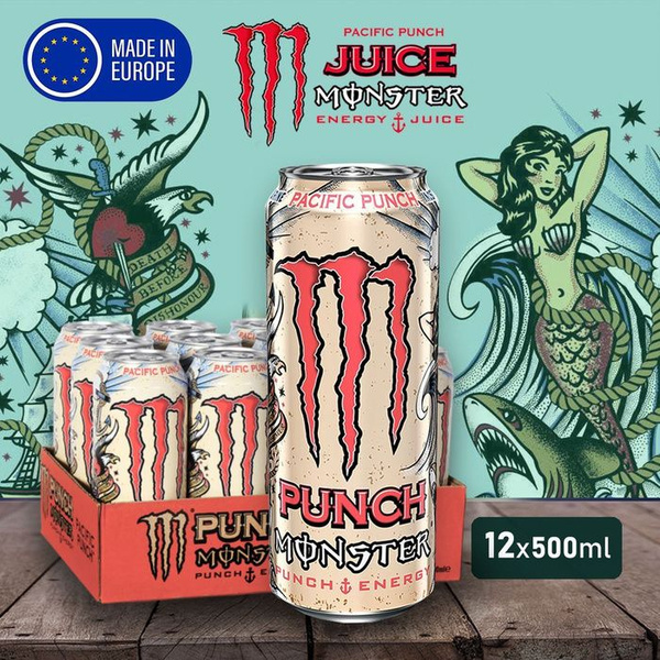 Энергетический напиток Monster Energy Pacific Punch / Монстр Пацифик ...