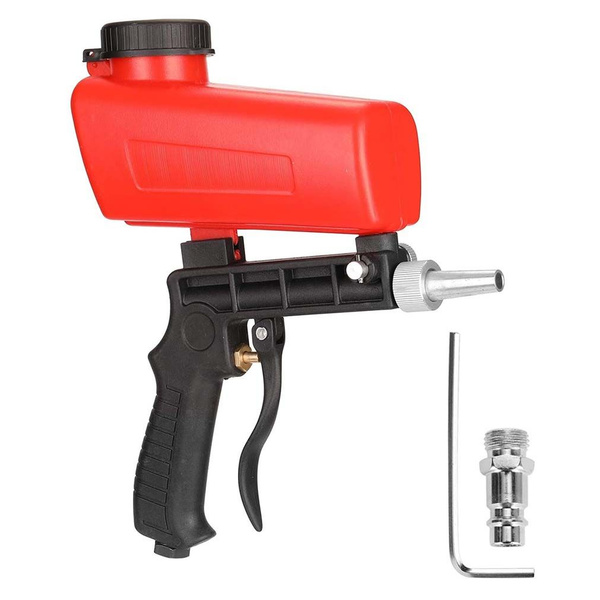 Портативный Дом DIY Мини-Пескоструйный аппарат 90psi Пескоструйный ...