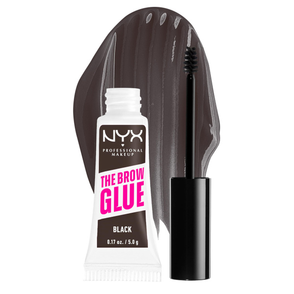 NYX PROFESSIONAL MAKEUP The Brow Glue, гель для бровей экстремальной ...