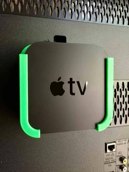Крепление для Apple TV 4K на телевизор черныйкупить по низким ценам в ...