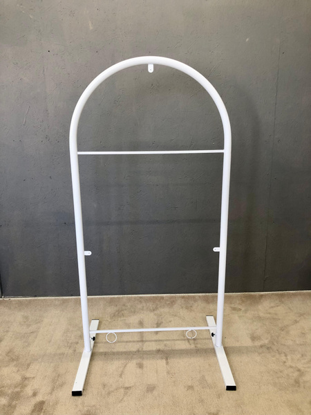 Штендер уличный арочный белый металлический односторонний - купить с ...