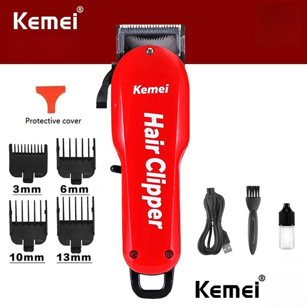 Машинка для стрижки Kemei KM-706Z, красный - купить по выгодным ценам в ...
