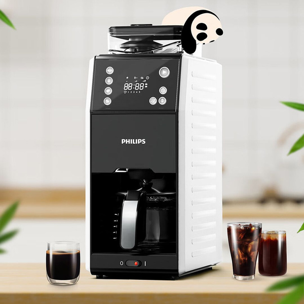 Автоматическая кофемашина Philips HD7901, белый, черный купить по ...
