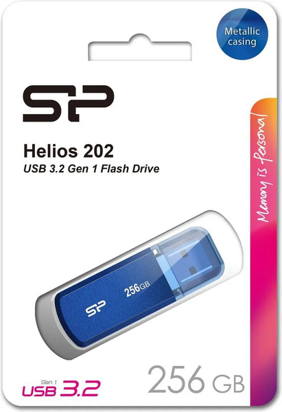 USB-флеш-накопитель Silicon Power Helios - 202, 256Gb, USB 3.2 Gen 1 ...