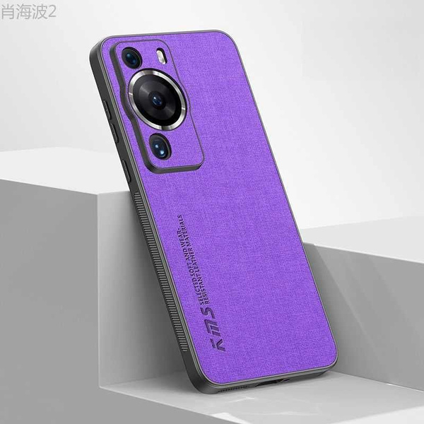 Тканевый чехол для Huawei P60 Pro (Хуавей П60 Про)+Защитная пленка для ...