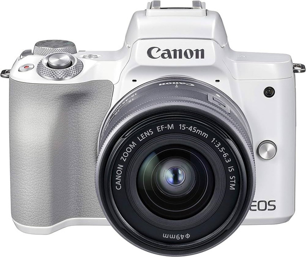 Беззеркальный фотоаппарат Canon EOS M50 II KIT 15-45 WHITE - купить по ...