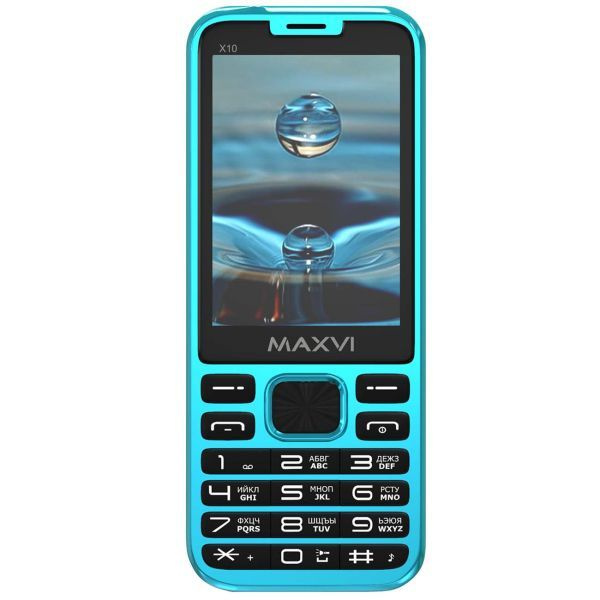 Мобильный телефон Maxvi X10 Aqua blue, синий - купить по выгодной цене ...