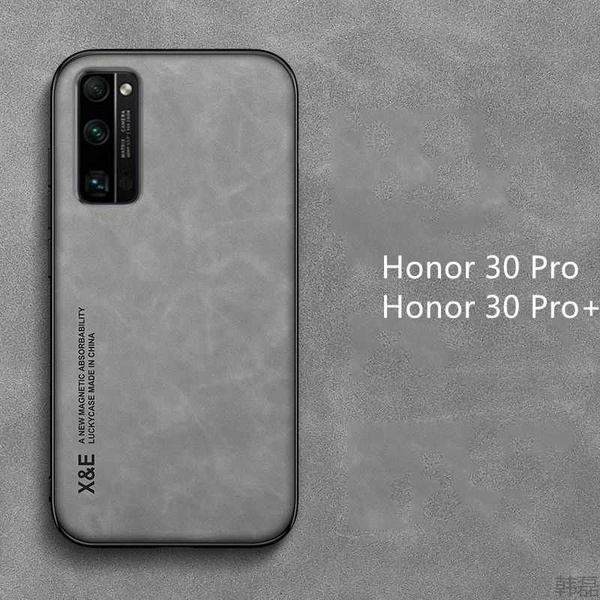Кожа чехол для Honor 30 Pro и Honor 30 Pro+ Магнитное притяжение внутри ...