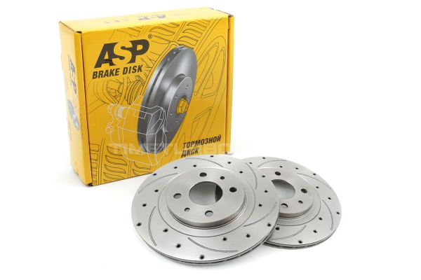 Тормозные диски ASP MENSAN передние, R14, вентилируемые с перфорацией ...