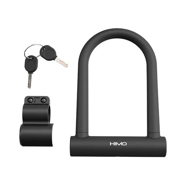 Замок для велосипеда, скутера U-образный HIMO Lock U, чёрный - купить с ...