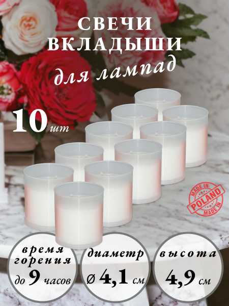 Свечи поминальные, 3 мм, 10 шт купить по выгодной цене в интернет ...