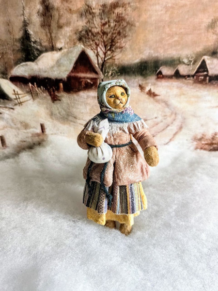 Набор для создания ватной игрушки кошка - купить с доставкой по ...