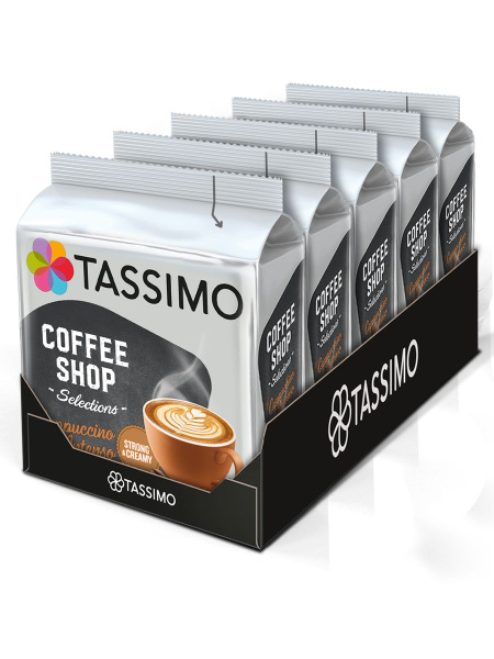 Кофе в капсулах Tassimo Coffee Shop Cappuccino Intenso, 40 порций ...