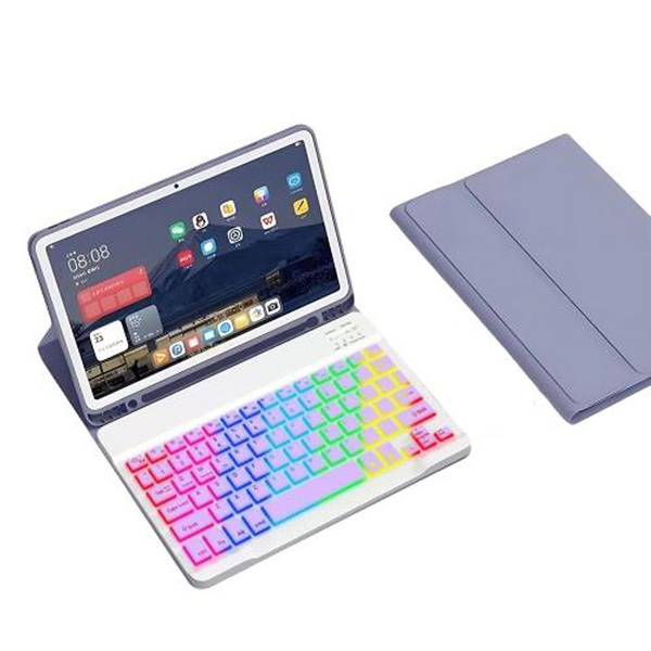 Чехол-клавиатура для iPad 10.2" 9-го/8-го/7-го С Трехцветная клавиатура ...