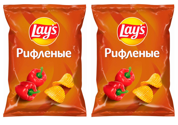 Чипсы картофельные Lay's Паприка , 2 шт по 140 г - купить с доставкой ...