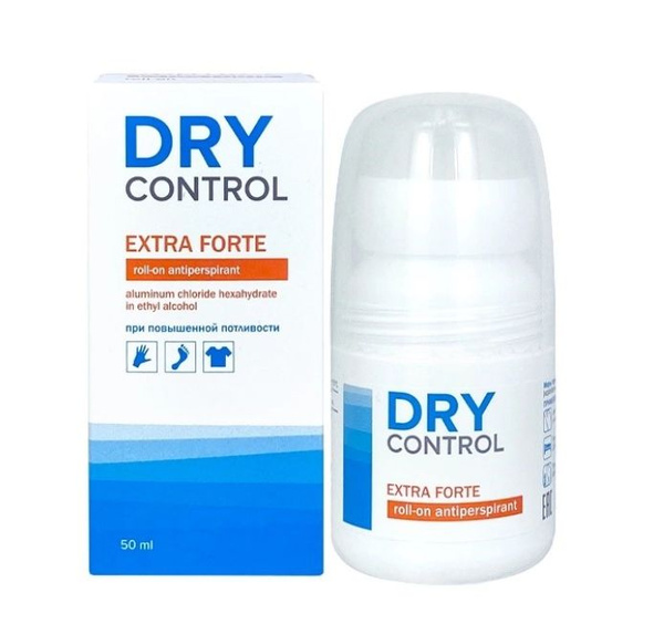 Антиперспирант DryControl Экстра Форте от обильного потоотделения 50 мл ...