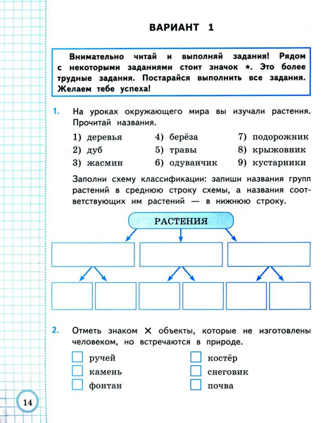 Окружающий мир. ВСОКО. 3 класс. Типовые задания. 10 вариантов заданий ...