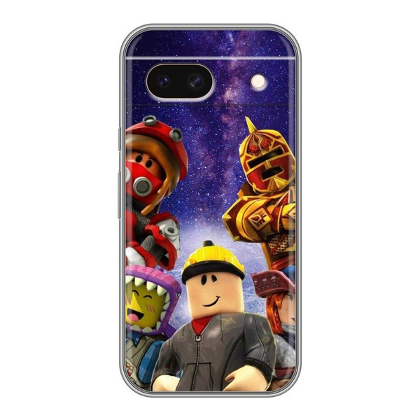Дизайнерский силиконовый чехол для Google Pixel 8a Роблокс фон космоса ...