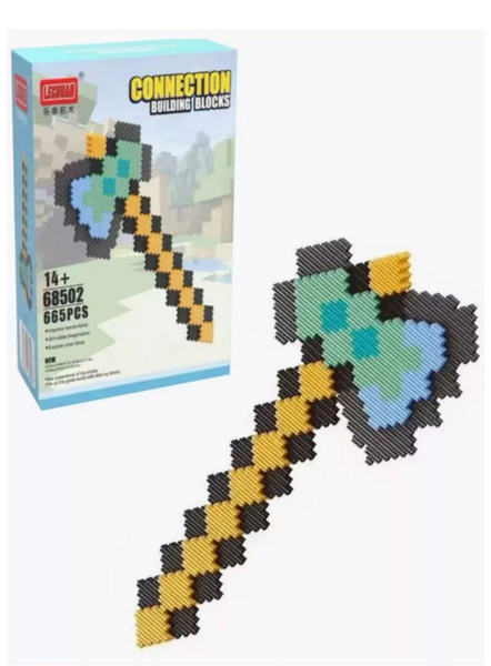 Конструктор Minecraft Алмазный топор 3D - купить с доставкой по ...