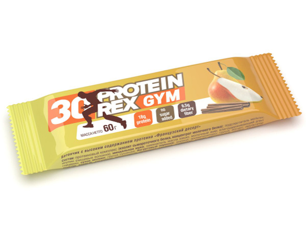 Батончик протеиновый 30% Gym ProteinRex 60 гр - купить с доставкой по ...