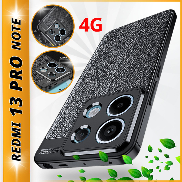 Чехол для Xiaomi Redmi Note 13 PRO 4G / Противоударный Текстурный / С ...