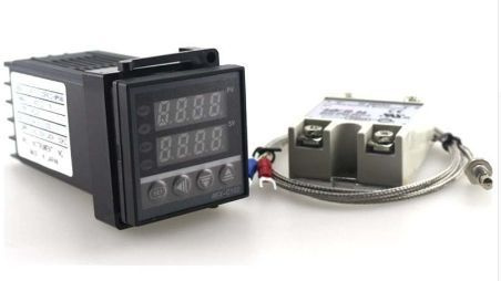 Характеристики Термоконтроллер ПИД регулятор REX-C100FK02-VAN с SSR ...