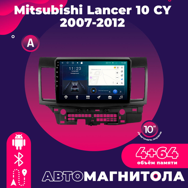 Штатная магнитола TS18 Pro/ 4+64GB/ Mitsubishi Lancer 10/ Lancer X ...