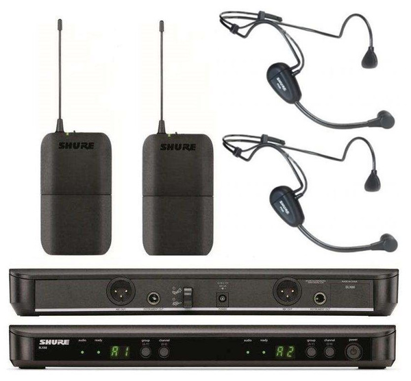 Микрофон для гарнитур Радиомикрофоны shure BLX 88 головные гарнитуры ...