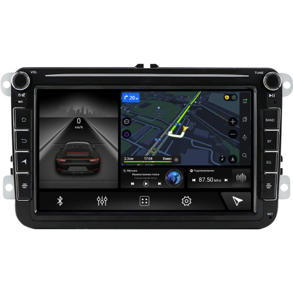 Штатная магнитола Volkswagen Tiguan 2007-2016 Canbox H-Line 7404-4/64 ...