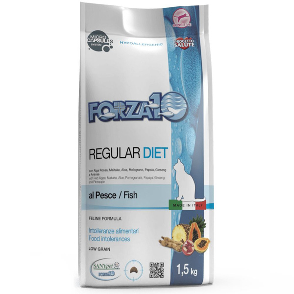 Корм для кошек Forza10 Diet гипоаллергенный Рыба 1,5кг купить на OZON ...