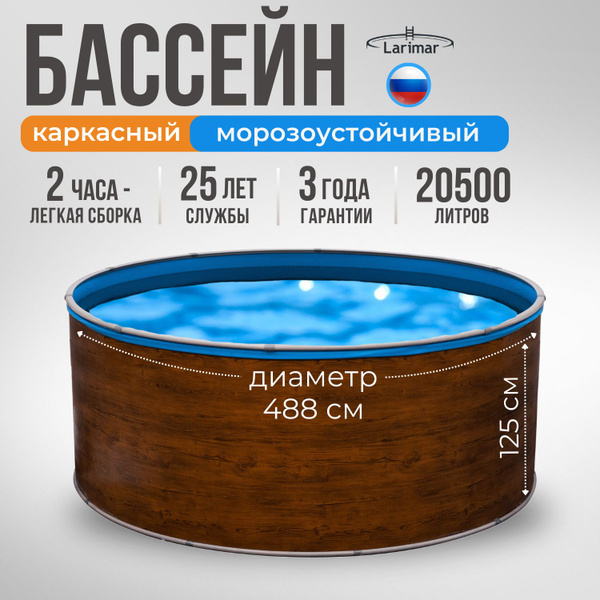 Бассейн Каркасный Larimar целевая аудитория: Взрослая - купить по ...