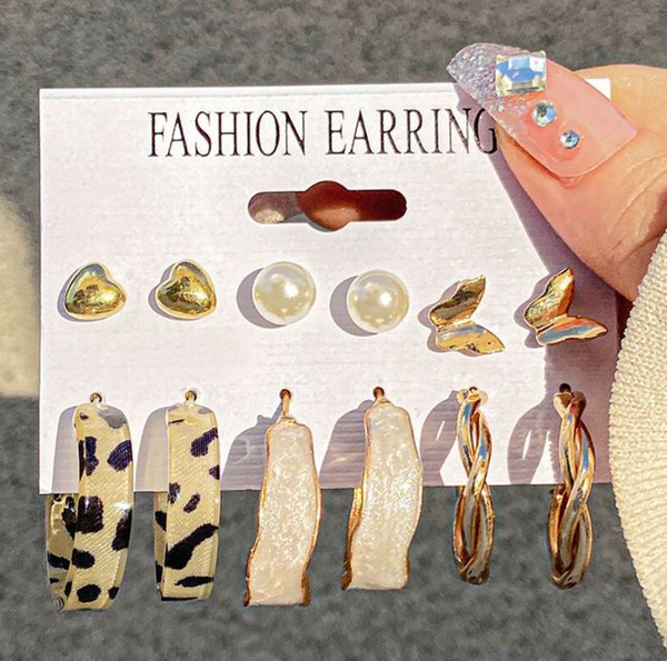 Fashion Earrings Серьги кольца - купить с доставкой по выгодным ценам в ...