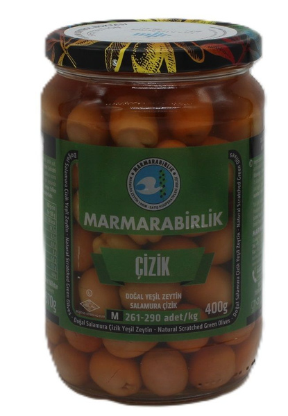 Оливки зеленые натуральные MARMARABIRLIK CIZIK M - купить с доставкой ...
