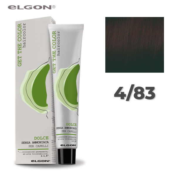 Elgon Краска для волос без аммиака Get The Color Dolce 4/83 шатен ...