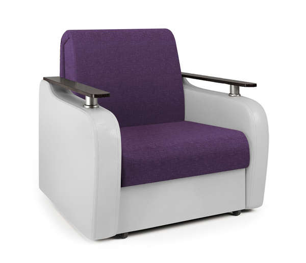 Кресло-кровать Кресло_кровать_Гранд_Д_90_рогожка+экокожа, 114х110х95 см ...