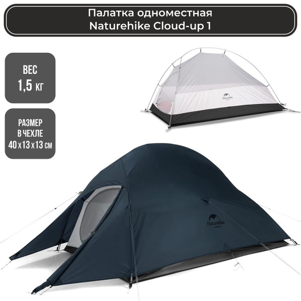 Палатка 2-местная Naturehike Cloud Up 1 - купить по выгодной цене в ...