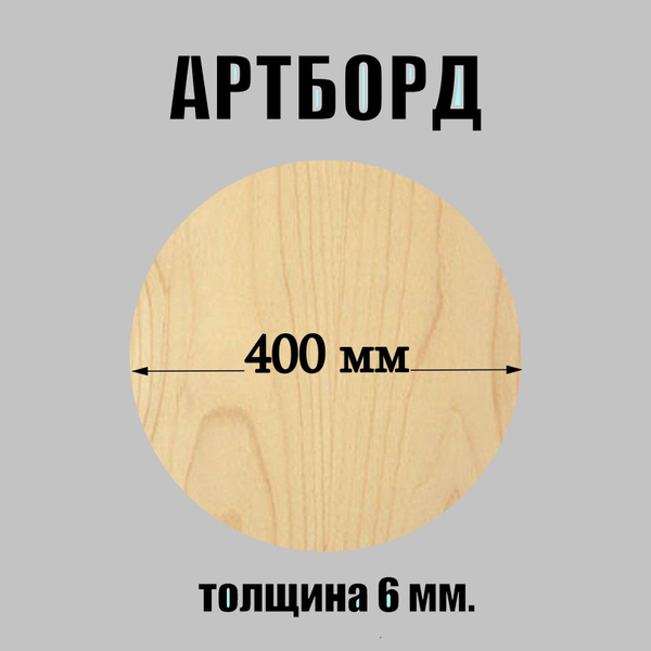 Артборд для творчества 40 см. Круг из фанеры 6мм. - купить с доставкой ...