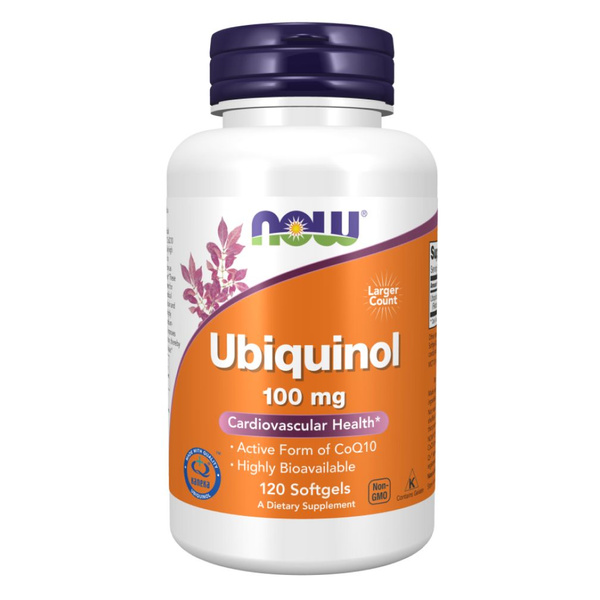 NOW Ubiquinol Убихинол 100 мг 120 капсул массой 705 мг - купить с ...