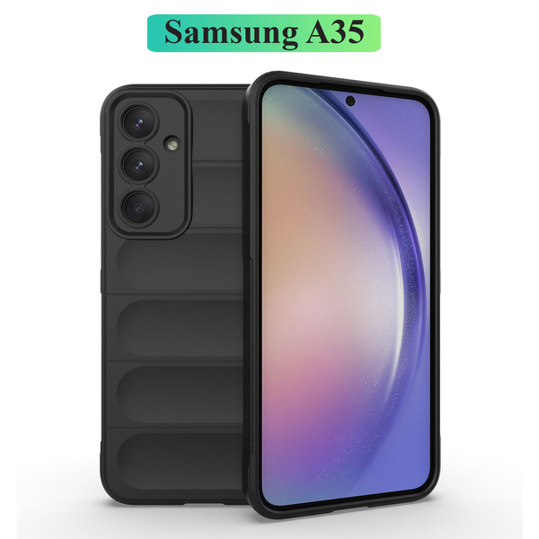 Противоударный силиконовый чехол для Samsung Galaxy A35 5G(Самсунг А35 ...