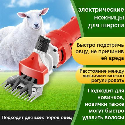 Машинка для стрижки овец и баранов профессиональная, электрическая ...