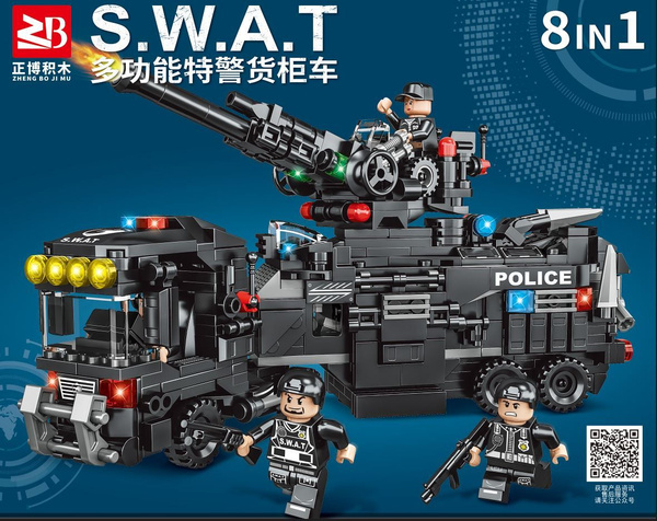 Конструктор "Полицейский спецназ" 8 в 1 серия 762 детали - купить с ...