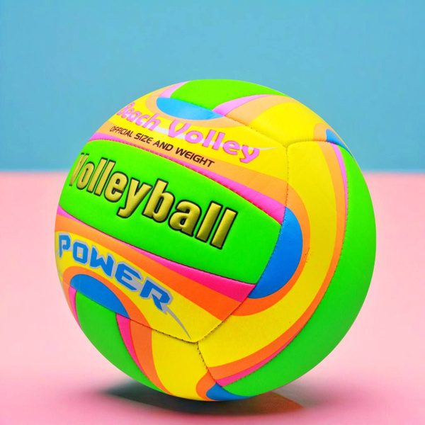 Мяч волейбольный VolleyStar Power, 5 размер, зеленый купить по выгодной ...