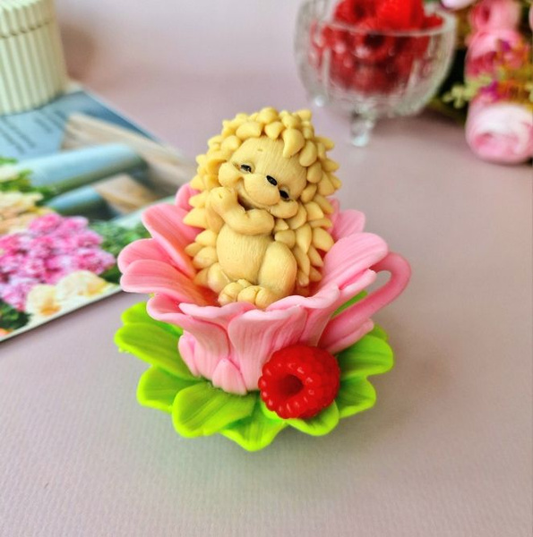 Мыло ручной работ Ёжик в чашке/Santalya - купить Сувенирное мыло по ...