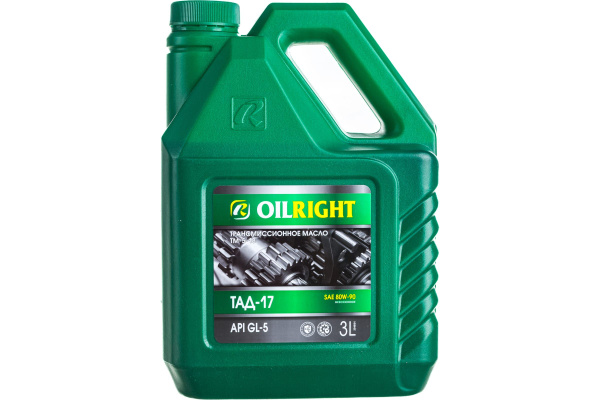 Трансмиссионное масло OILRIGHT ТАД-17 80W-90 3 л. мин. - купить по ...