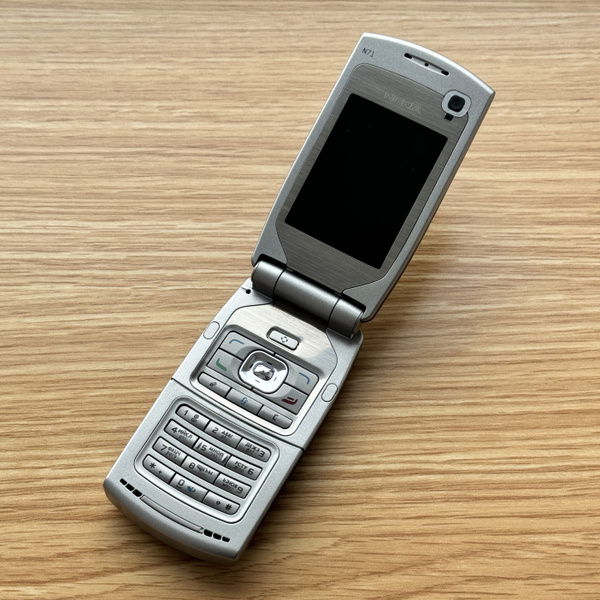 Мобильный телефон Nokia N71, серебристый - купить по выгодной цене в ...