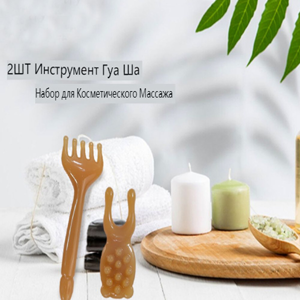 Характеристики Набор инструментов для массажа кожи головы Gua Sha с ...