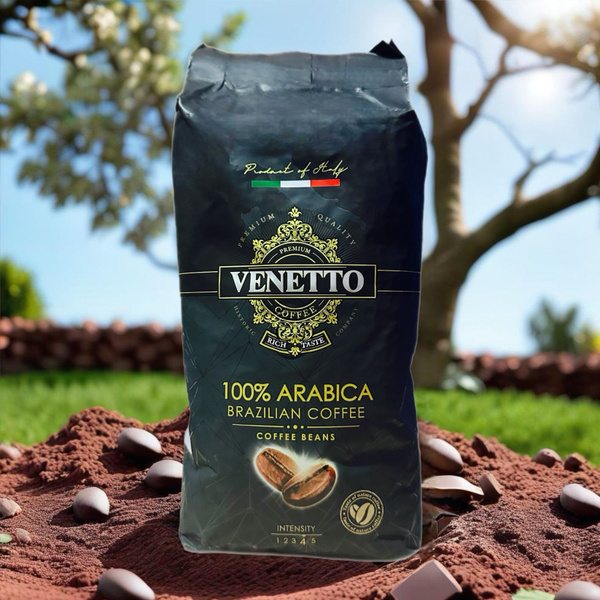 Кофе в зернах Venetto 100% Arabica 1 кг / Венетто арабика 1000 гр ...