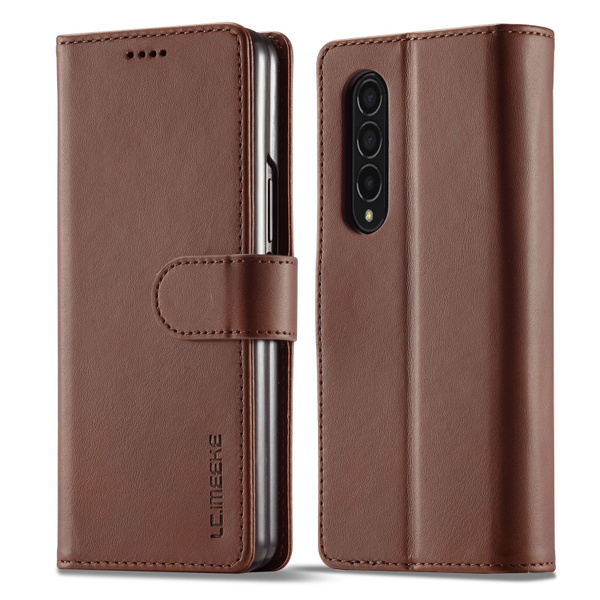 LCIMEEKE Кожаный книжка чехол для Samsung Galaxy Z Fold 4(Самсунг ...